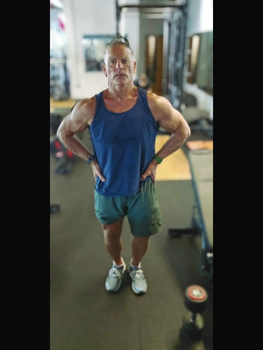 Lee age 63 back in gym